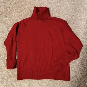 Old Navy SoSoft Turtleneck Red Sweater Ladies Size Medium